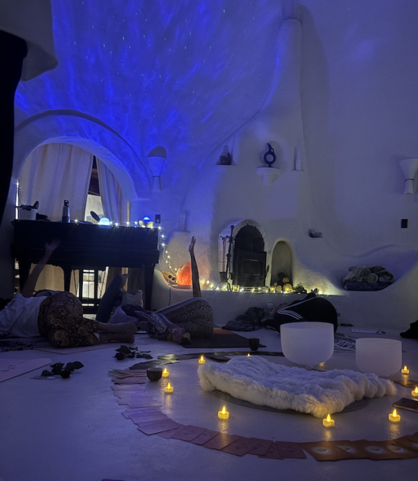 Yin, Pins and sound healing session on the Sunshine Coast
